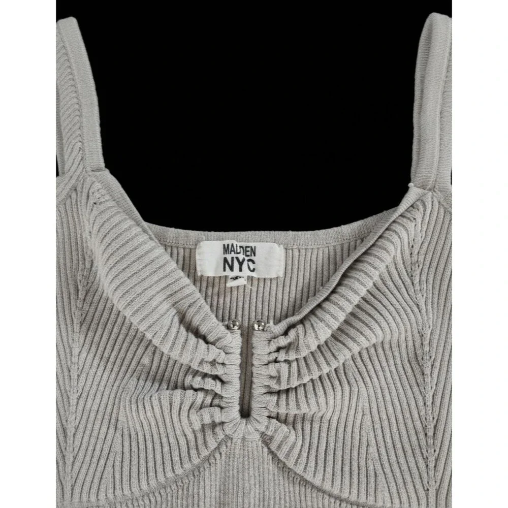 ⭐Steve Maden Oatmeal Knit Bodycon Long Sleeve Dress (Size: XXL)⭐ - Picture 4 of 4